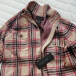Rachel Zoe Checkered Jacket in Cream and Pink